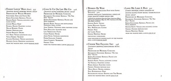 Bonnie Raitt : The Bonnie Raitt Collection (CD, Comp, Club, RP)