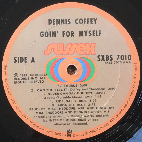 Dennis Coffey : Goin' For Myself (LP, Album, ARP)