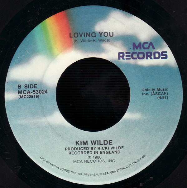 Kim Wilde : You Keep Me Hangin' On (7", Single, Pin)