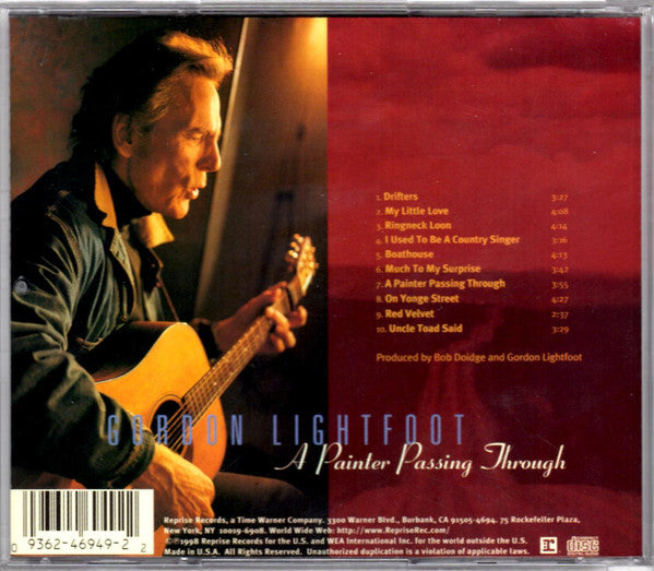 Gordon Lightfoot : A Painter Passing Through  (CD, Album)