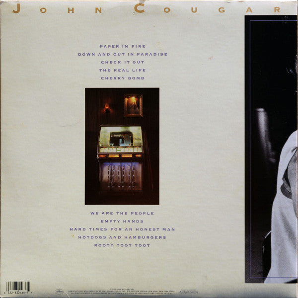 John Cougar Mellencamp : The Lonesome Jubilee (LP, Album, Hau)
