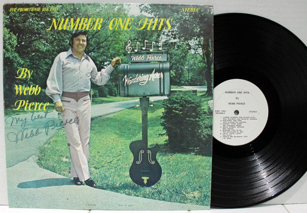 Webb Pierce : Number One Hits (LP, Comp, Promo)