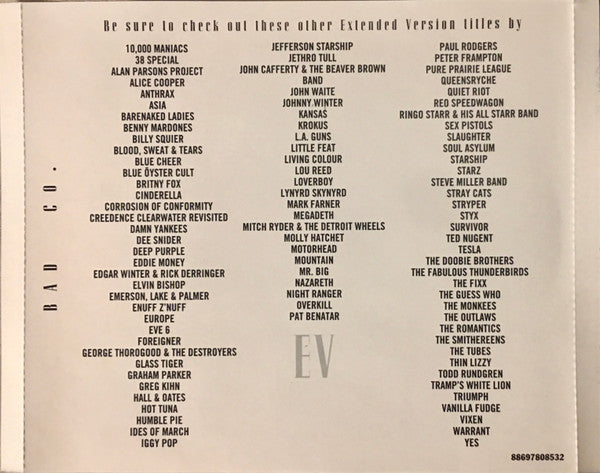 Bad Company (3) : Extended Versions (CD, Album)