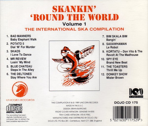 Various : Skankin' 'Round The World - Volume 1 - The International Ska Compilation (CD, Comp, RE)