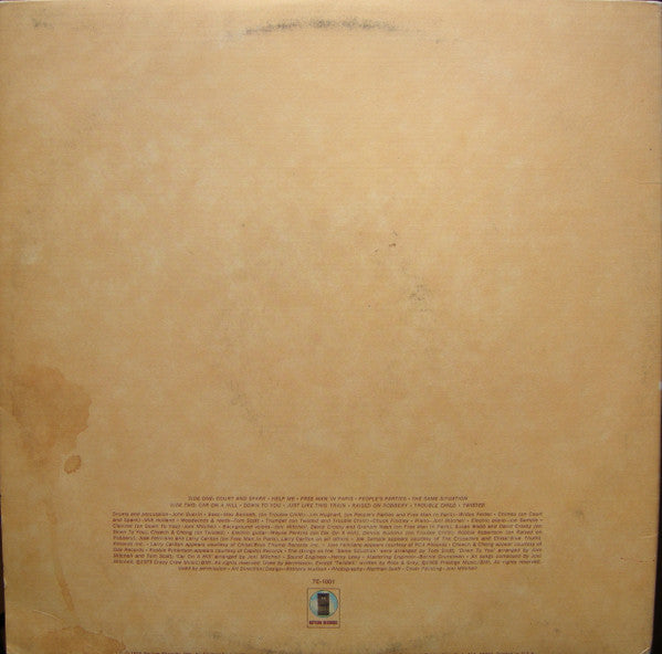 Joni Mitchell : Court And Spark (LP, Album, Ter)