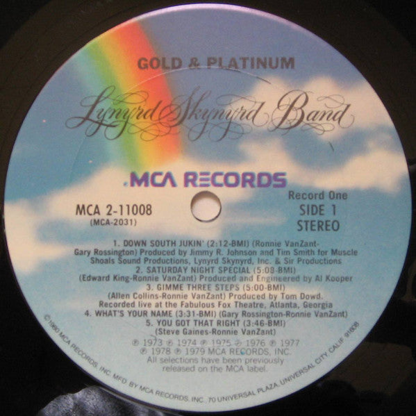 Lynyrd Skynyrd : Gold & Platinum (2xLP, Comp, Club, Emb)