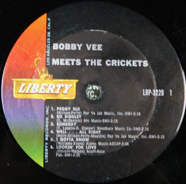 Bobby Vee Meets The Crickets (2) : Bobby Vee Meets The Crickets (LP, Album, Mono, Ter)