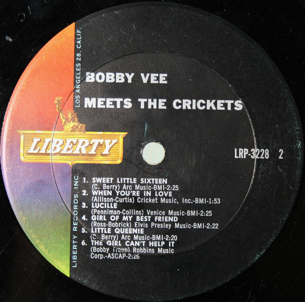 Bobby Vee Meets The Crickets (2) : Bobby Vee Meets The Crickets (LP, Album, Mono, Ter)