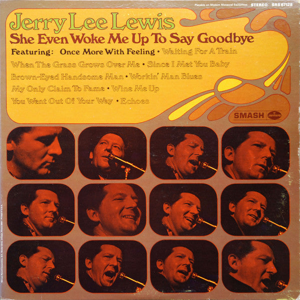 Jerry Lee Lewis : She Even Woke Me Up To Say Goodbye (LP, Album, Mer)