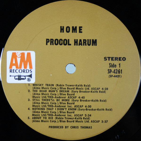 Procol Harum : Home (LP, Album, Ter)