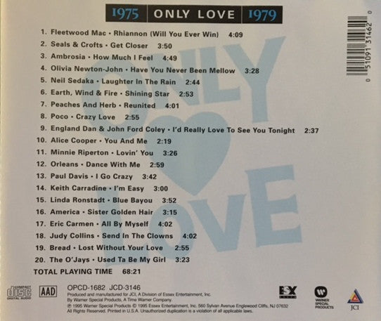 Various : Only Love 1975-1979 (CD, Comp)