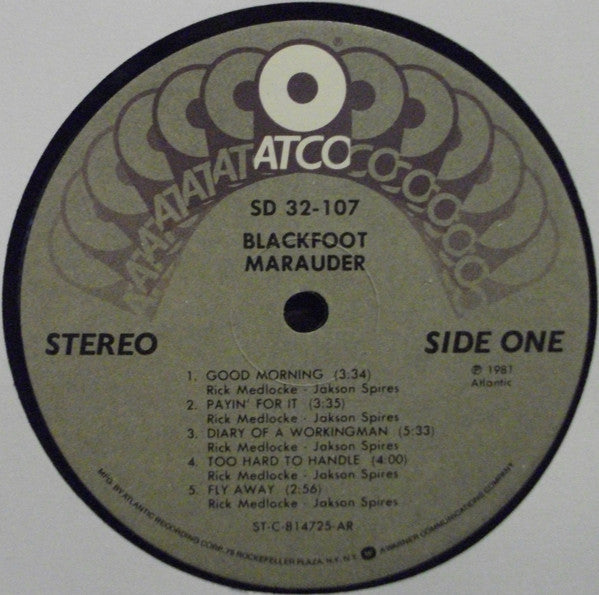 Blackfoot (3) : Marauder (LP, Album, All)