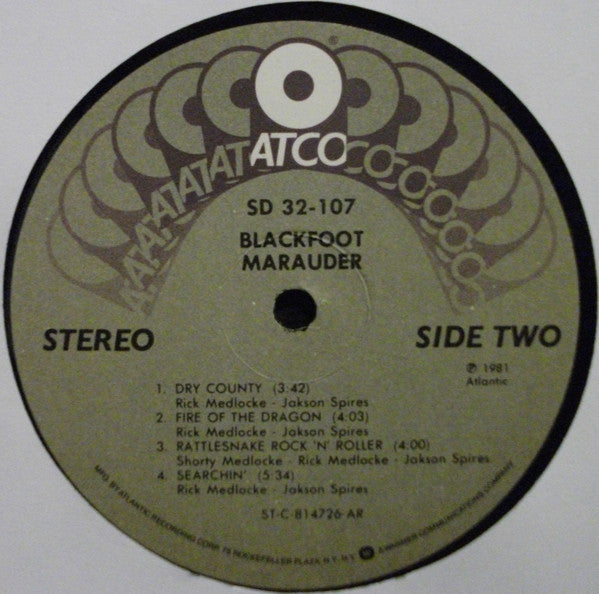 Blackfoot (3) : Marauder (LP, Album, All)