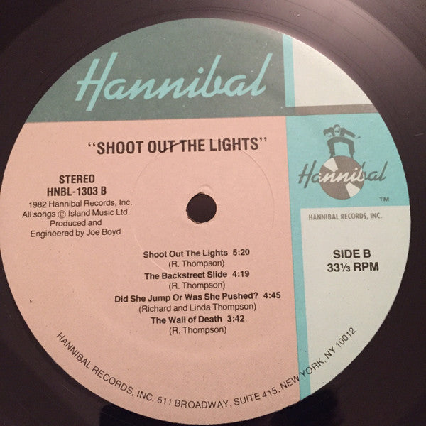 Richard & Linda Thompson : Shoot Out The Lights (LP, Album)