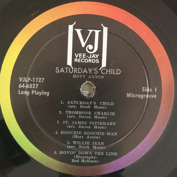 Hoyt Axton : Saturday's Child (LP, Album, Mono)