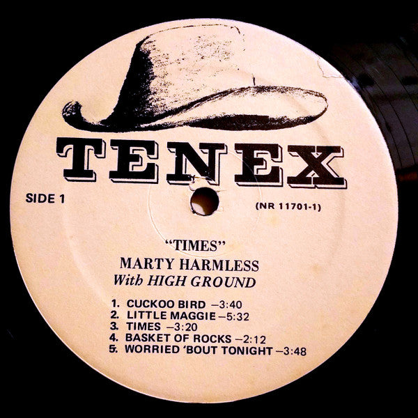 Marty Harmless With High Ground : Times (LP, Album)