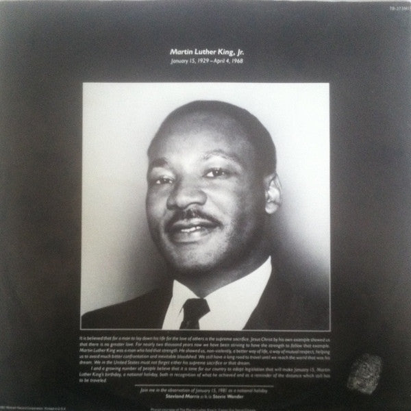 Stevie Wonder : Hotter Than July (LP, Album, Gat)