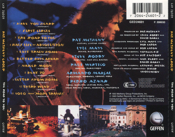 Pat Metheny Group : The Road To You (Recorded Live In Europe) (CD, Album)