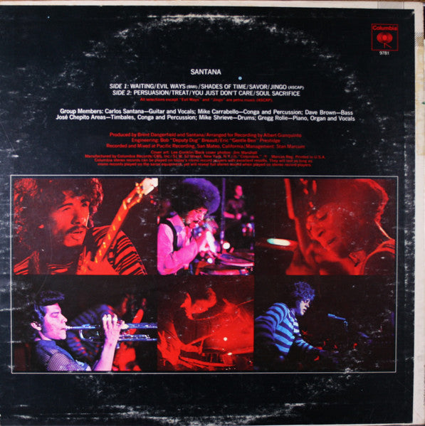 Santana : Santana (LP, Album, RP, Ter)