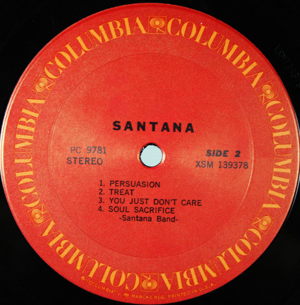 Santana : Santana (LP, Album, RP, Ter)