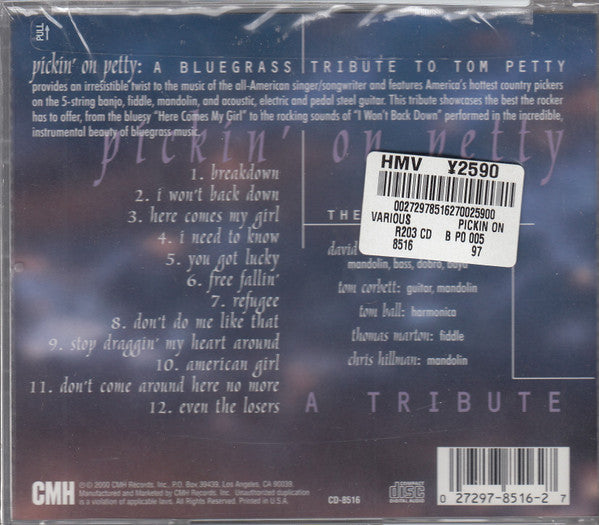 Various : Pickin' On Petty: A Bluegrass Tribute To Tom Petty (CD, Album)