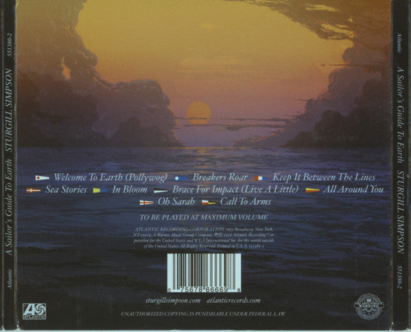 Sturgill Simpson : A Sailor's Guide To Earth (CD, Album, Tri)