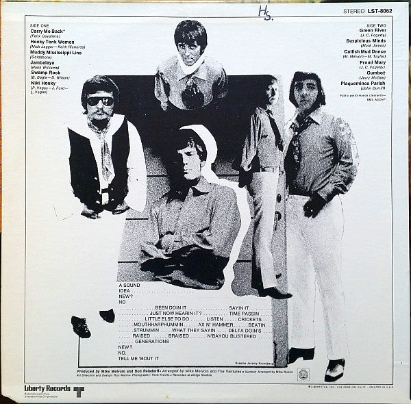 The Ventures : Swamp Rock (LP, Album, All)