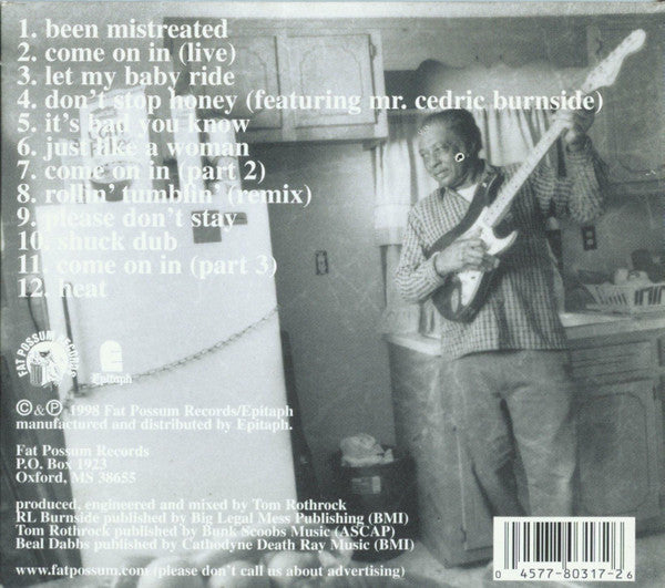 R.L. Burnside : Come On In (CD, Album, Dig)