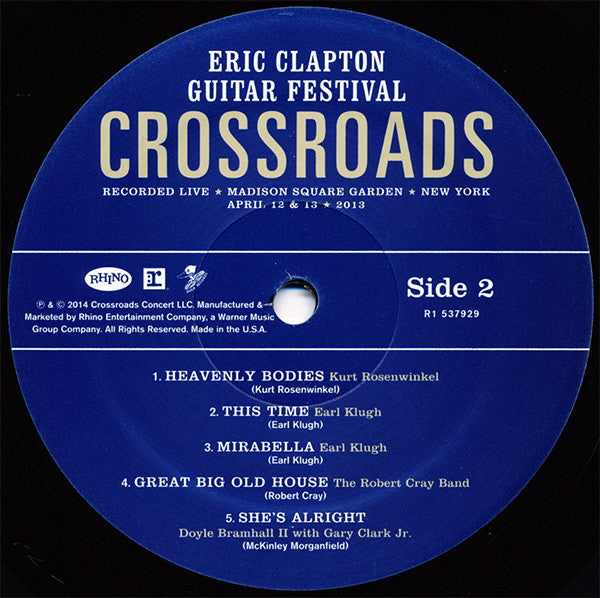 Eric Clapton : Crossroads Guitar Festival 2013 (4xLP, Album)