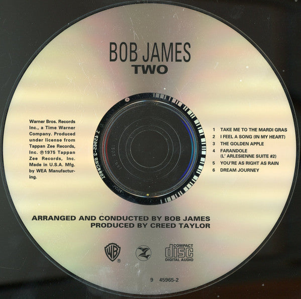 Bob James : Two (CD, Album, RE)