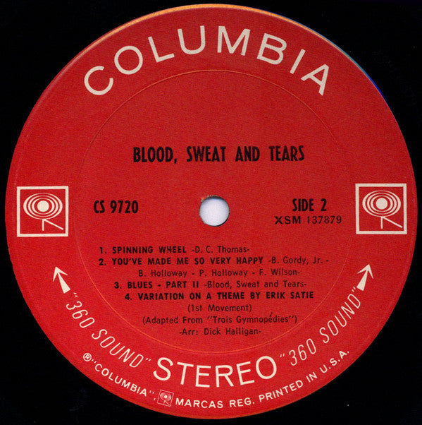 Blood, Sweat And Tears : Blood, Sweat And Tears (LP, Album, Pit)