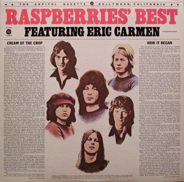 Raspberries : Raspberries' Best - Featuring Eric Carmen (LP, Comp, RE)