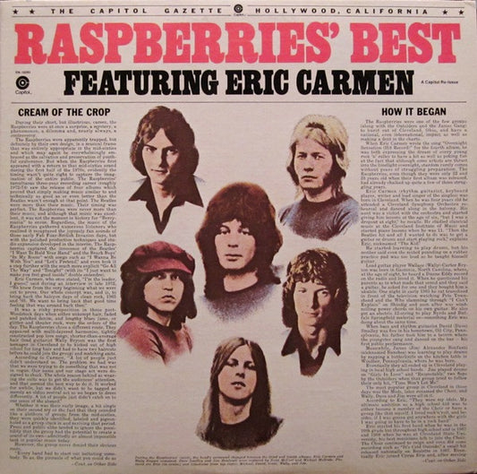 Raspberries : Raspberries' Best - Featuring Eric Carmen (LP, Comp, RE)