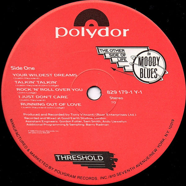 The Moody Blues : The Other Side Of Life (LP, Album, 70 )