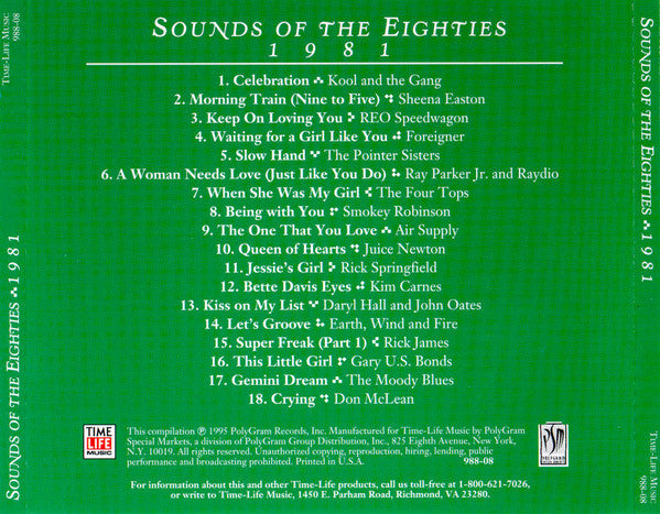Various : Sounds Of The Eighties 1981 (CD, Comp)
