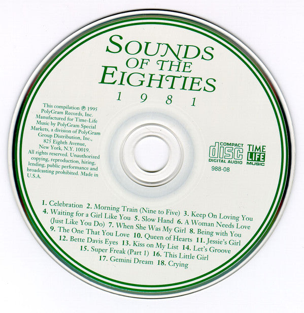 Various : Sounds Of The Eighties 1981 (CD, Comp)