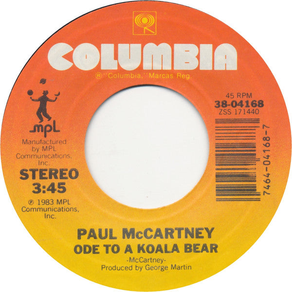 Paul McCartney And Michael Jackson : Say Say Say (7", Single, Styrene, Pit)