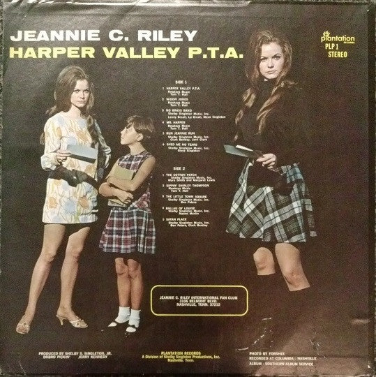 Jeannie C. Riley : Harper Valley P.T.A. (LP, Album)