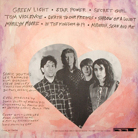 Sonic Youth : Evol (LP, Album)