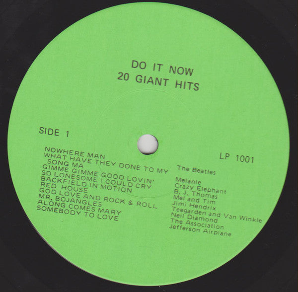 Various : Do It Now (20 Giant Hits) (LP, Comp, Son)