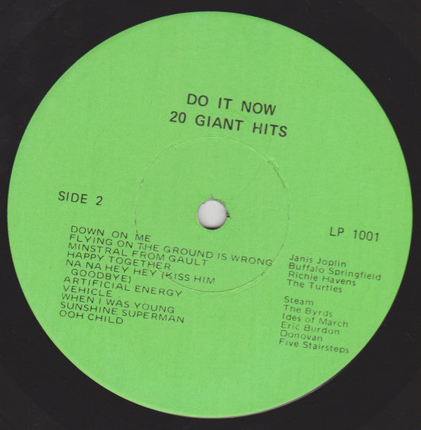 Various : Do It Now (20 Giant Hits) (LP, Comp, Son)
