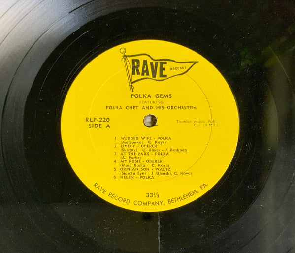 Polka Chet And His Orchestra : Polka Gems (LP, Album)