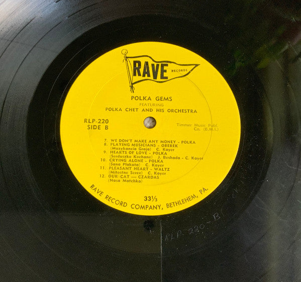 Polka Chet And His Orchestra : Polka Gems (LP, Album)