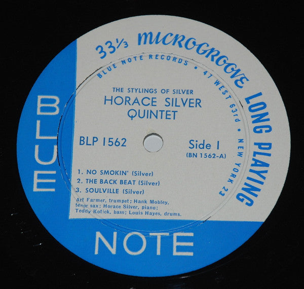 The Horace Silver Quintet : The Stylings Of Silver (LP, Album, Mono)