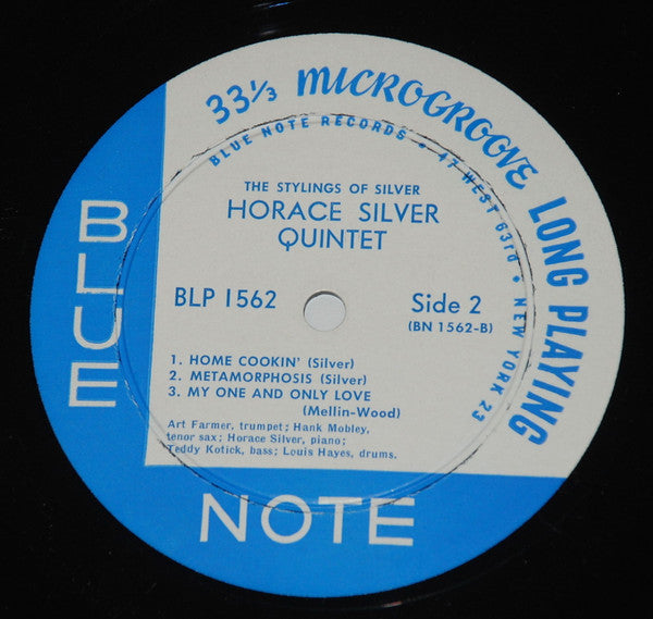 The Horace Silver Quintet : The Stylings Of Silver (LP, Album, Mono)
