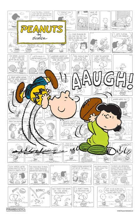 Peanuts - Football 11" x 17" Poster