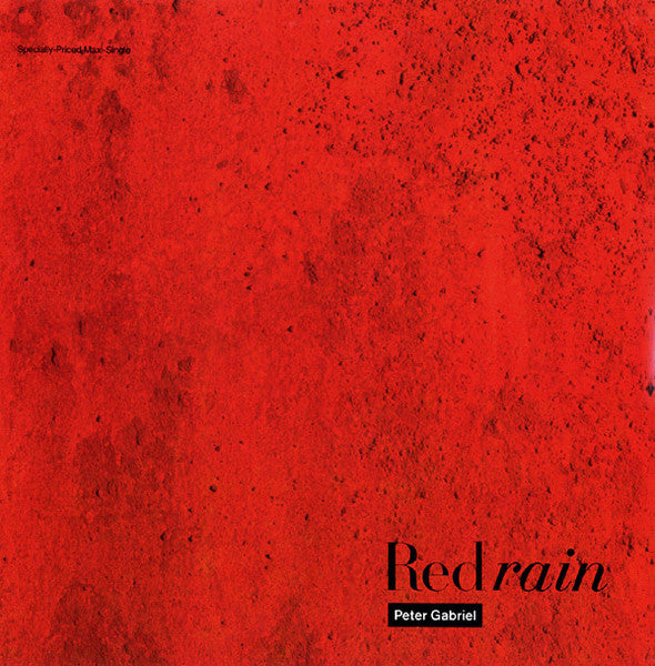 Peter Gabriel : Red Rain (12", Maxi, All)