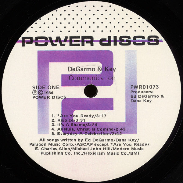 DeGarmo & Key : Communication (LP, Album, Whi)