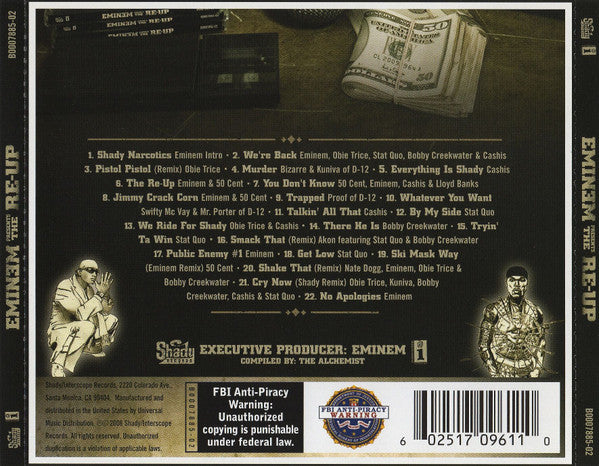 Eminem : The Re-Up (CD, Comp)