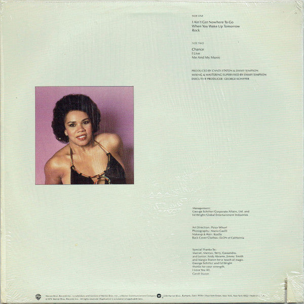 Candi Staton : Chance (LP, Album, Win)